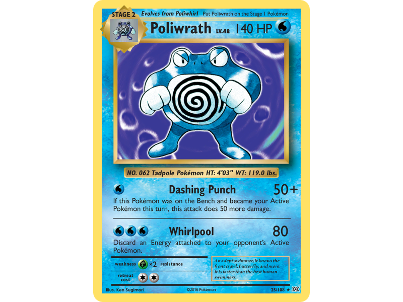 Poliwrath (Reverse Holo)