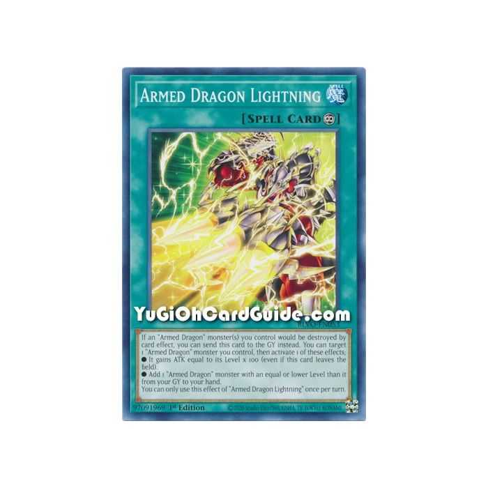 Armed Dragon Lightning (Common) – Blazing Vortex | Carta YUGIOH en México