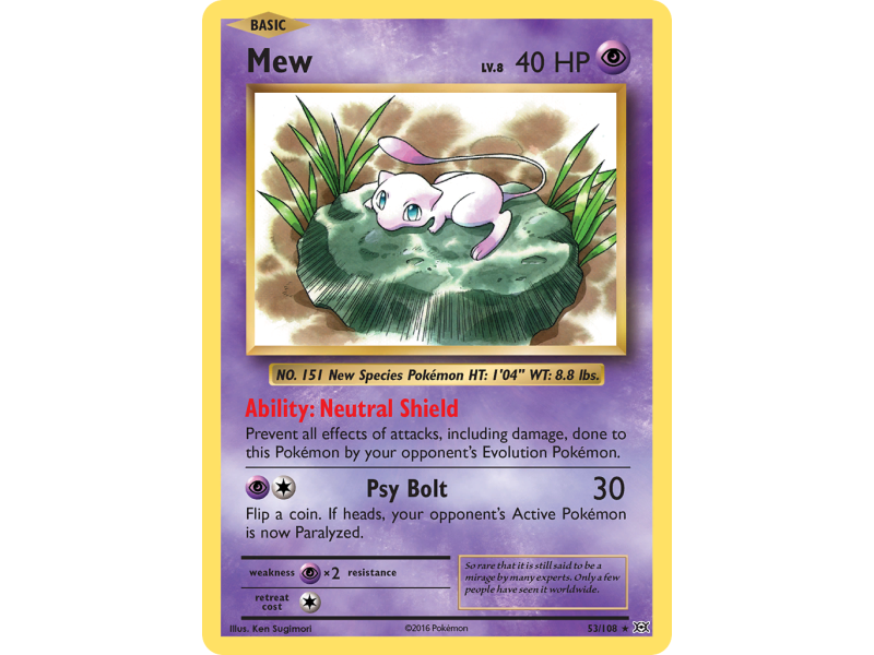 Mew (Reverse Holo)