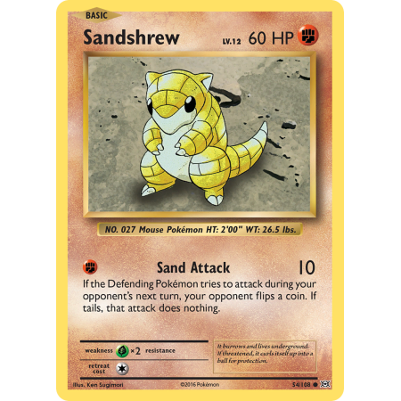 Sandshrew (Reverse Holo)
