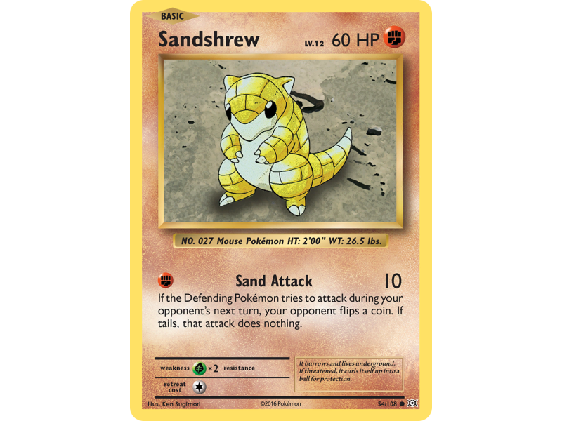 Sandshrew (Reverse Holo)