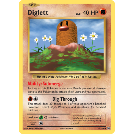 Diglett (Reverse Holo)