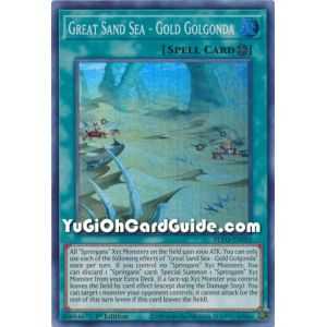 Great Sand Sea - Gold Golgonda (Super Rare) – Blazing Vortex | Carta YUGIOH en México