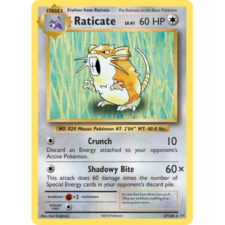 Raticate (Reverse Holo)
