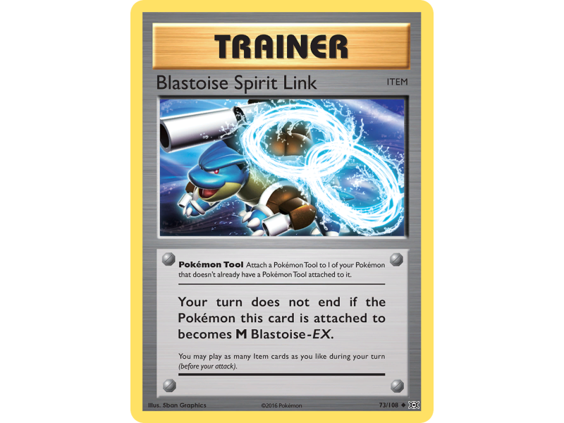 Blastoise Spirit Link (Reverse Holo)