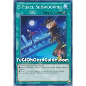 S-Force Showdown (Common) – Blazing Vortex | Carta YUGIOH en México