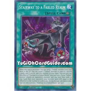 Stairway to a Fabled Realm (Common) – Blazing Vortex | Carta YUGIOH en México