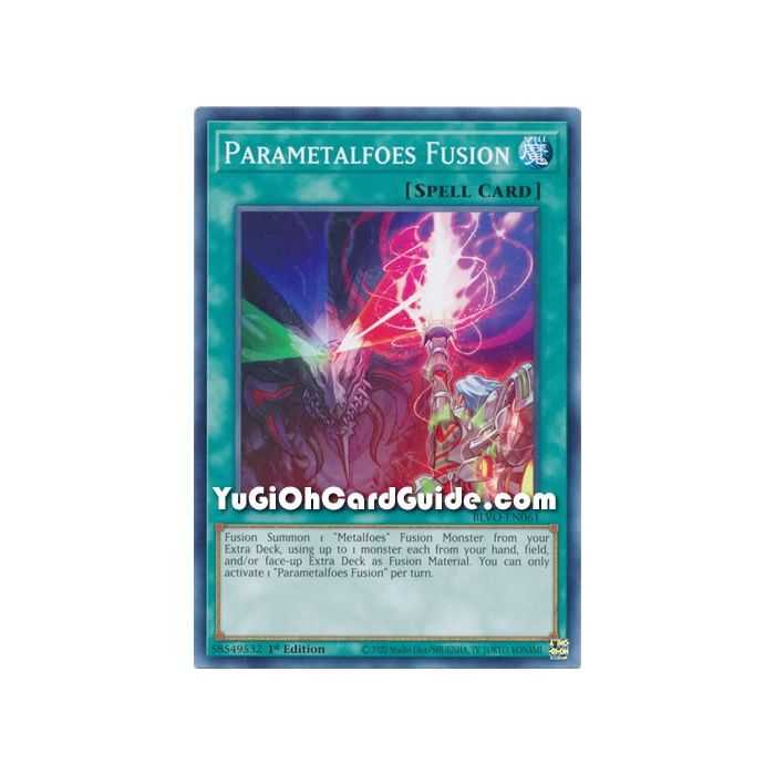 Parametalfoes Fusion (Common) – Blazing Vortex | Carta YUGIOH en México