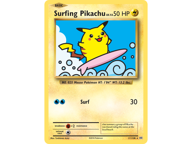 Surfing Pikachu