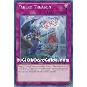 Fabled Treason (Common) – Blazing Vortex | Carta YUGIOH en México