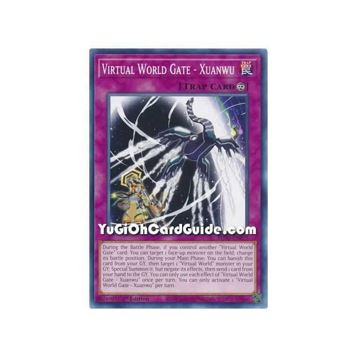 Virtual World Gate - Xuanwu (Common) – Blazing Vortex | Carta YUGIOH en México