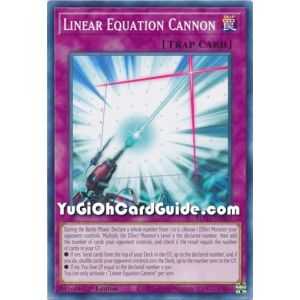 Linear Equation Cannon (Common) – Blazing Vortex | Carta YUGIOH en México