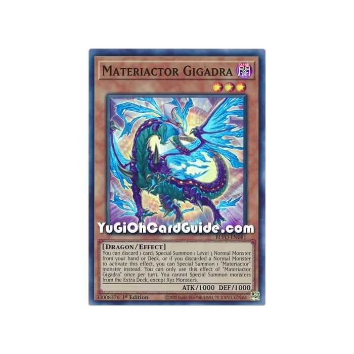 Materiactor Gigadra (Super Rare) – Blazing Vortex | Carta YUGIOH en México