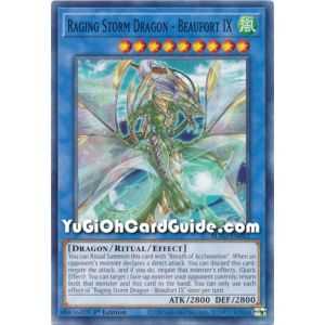 Raging Storm Dragon - Beaufort IX (Common) – Blazing Vortex | Carta YUGIOH en México