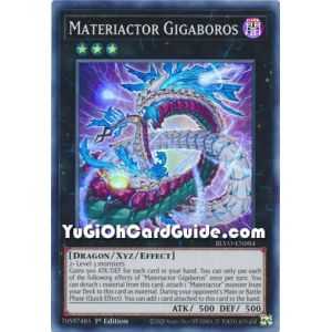 Materiactor Gigaboros (Super Rare) – Blazing Vortex | Carta YUGIOH en México
