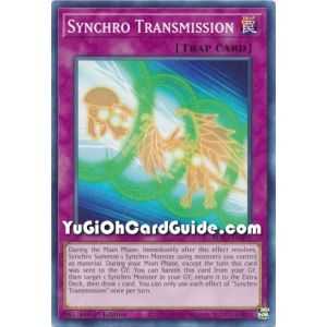 Synchro Transmission (Common) – Blazing Vortex | Carta YUGIOH en México