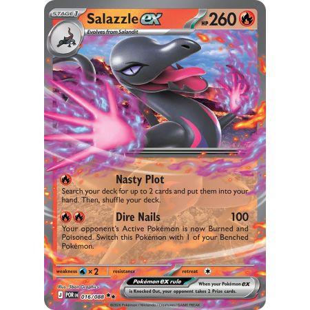 Salazzle ex (Reverse Holo)