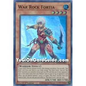 War Rock Fortia (Super Rare) – Blazing Vortex | Carta YUGIOH en México