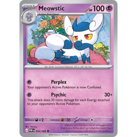 Meowstic (Reverse Holo)