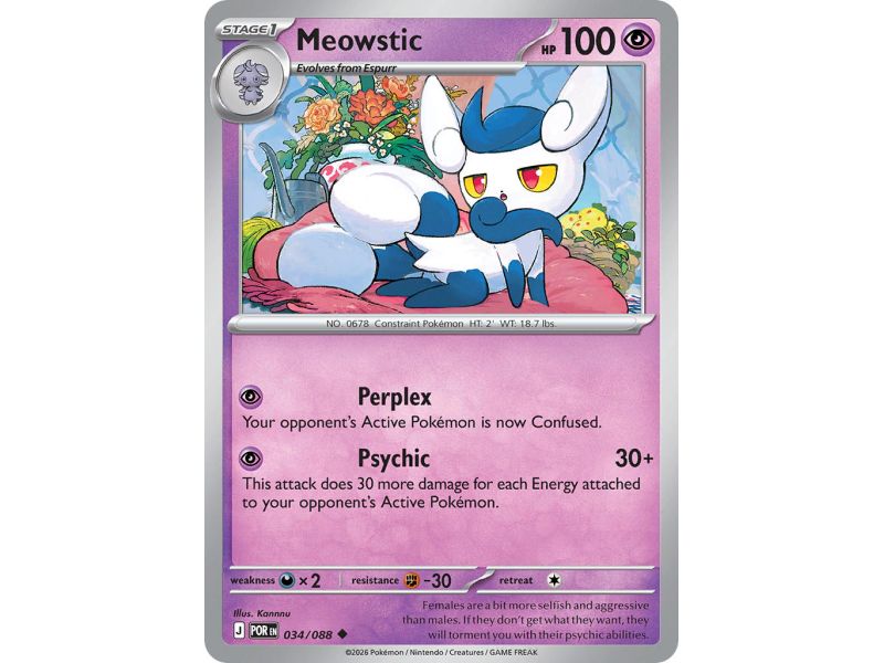 Meowstic (Reverse Holo)