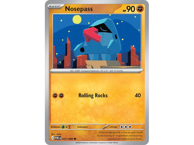 Nosepass (Reverse Holo)