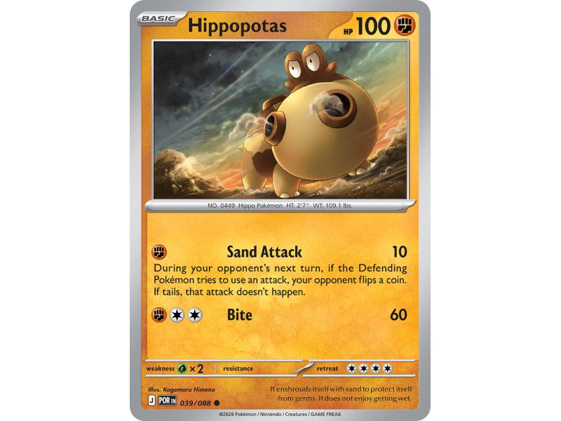 Hippopotas (Reverse Holo)