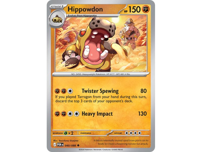 Hippowdon (Reverse Holo)