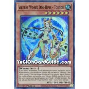 Virtual World Oto-Hime - Toutou (Super Rare) – Blazing Vortex | Carta YUGIOH en México