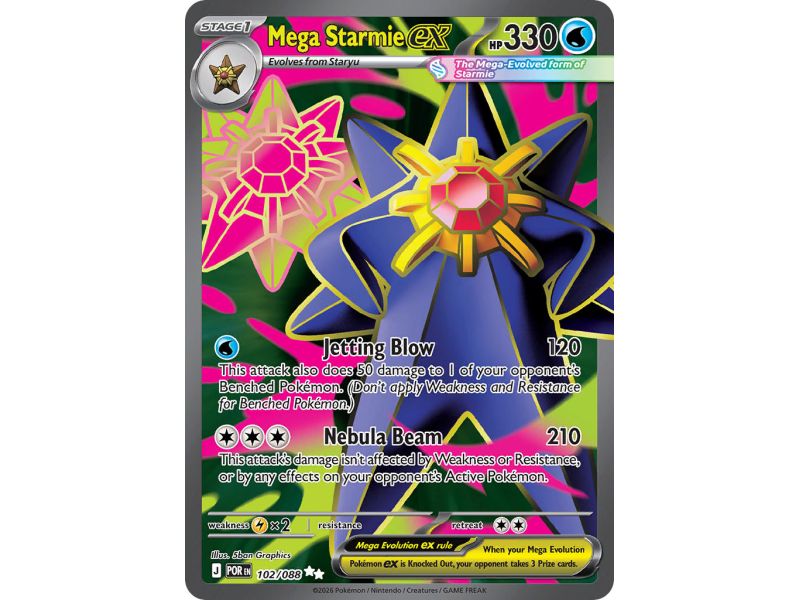 Mega Starmie ex (Ultra Rare)