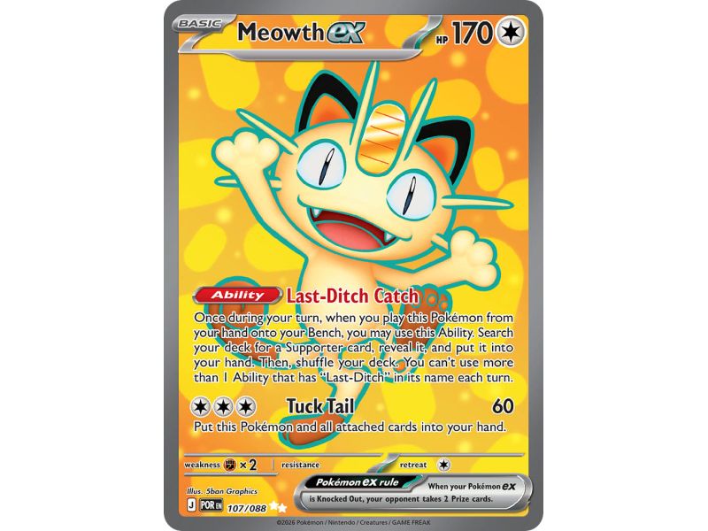 Meowth ex (Ultra Rare)