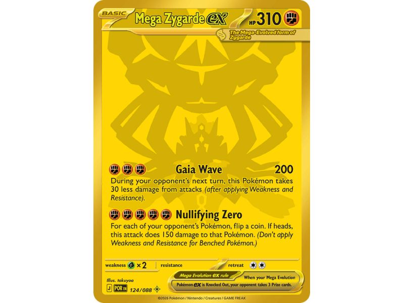 Mega Zygarde ex (Mega Hyper Rare)