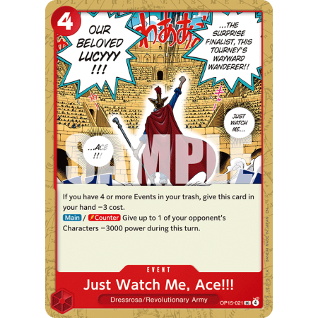 Just Watch Me, Ace!!! (UC)