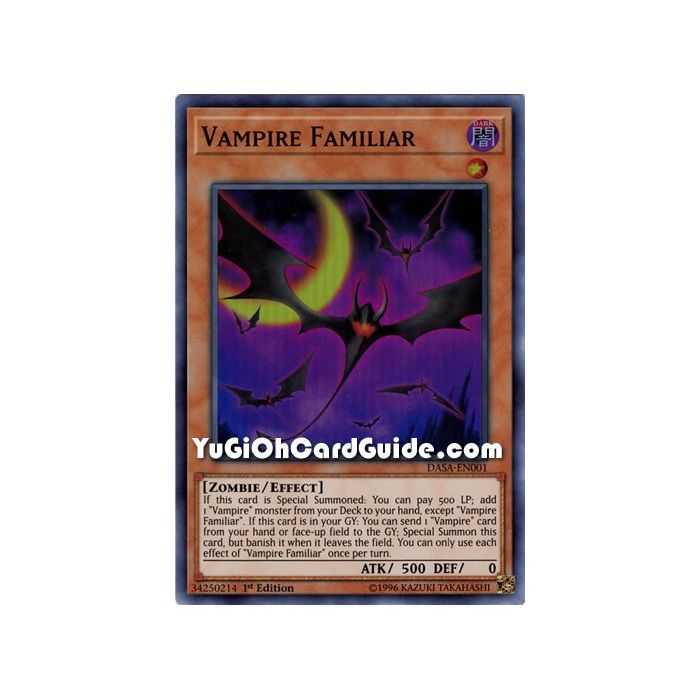 Vampire Familiar (Super Rare) – Dark Saviors | Carta YUGIOH en México