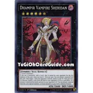 Dhampir Vampire Sheridan (Secret Rare) – Dark Saviors | Carta YUGIOH en México