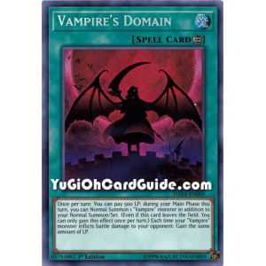 Vampire's Domain (Secret Rare) – Dark Saviors | Carta YUGIOH en México