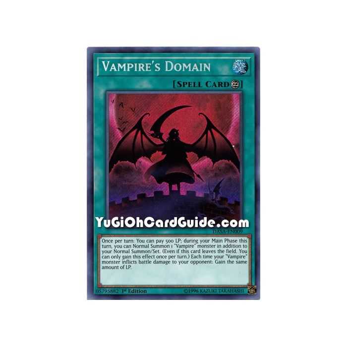 Vampire's Domain (Secret Rare) – Dark Saviors | Carta YUGIOH en México