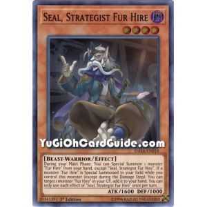 Seal, Strategist Fur Hire (Super Rare) – Dark Saviors | Carta YUGIOH en México