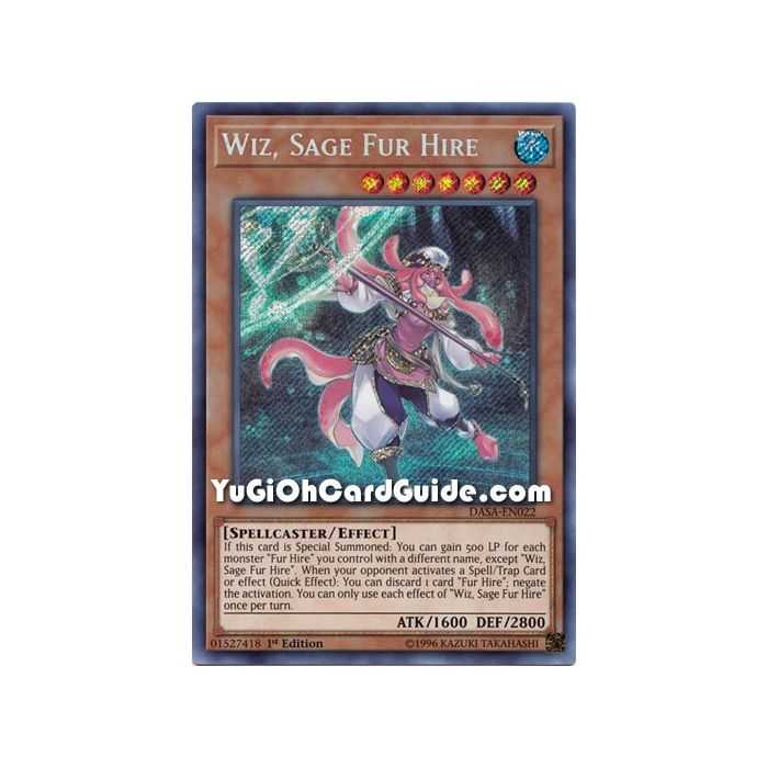 Wiz, Sage Fur Hire (Secret Rare) – Dark Saviors | Carta YUGIOH en México