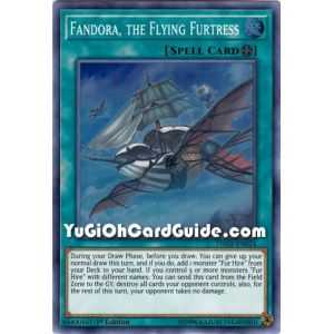 Fandora, the Flying Furtress (Super Rare) – Dark Saviors | Carta YUGIOH en México