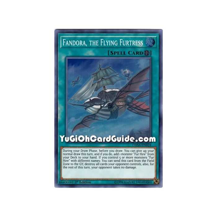 Fandora, the Flying Furtress (Super Rare) – Dark Saviors | Carta YUGIOH en México