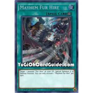 Mayhem Fur Hire (Secret Rare) – Dark Saviors | Carta YUGIOH en México