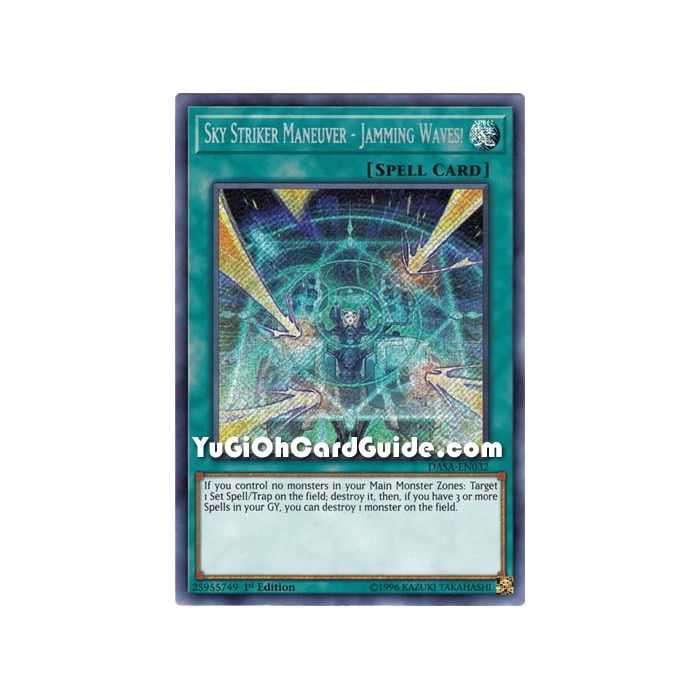 Sky Striker Maneuver - Jamming Waves! (Secret Rare) – Dark Saviors | Carta YUGIOH en México