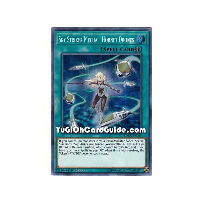 Sky Striker Mecha - Hornet Drones (Super Rare) – Dark Saviors | Carta YUGIOH en México