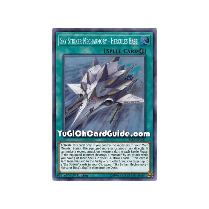 Sky Striker Mecharmory - Hercules Base (Super Rare) – Dark Saviors | Carta YUGIOH en México