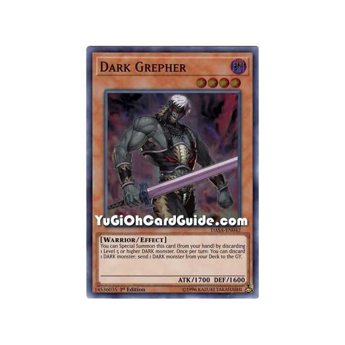 Dark Grepher (Super Rare) – Dark Saviors | Carta YUGIOH en México