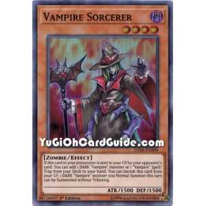 Vampire Sorcerer (Super Rare) – Dark Saviors | Carta YUGIOH en México