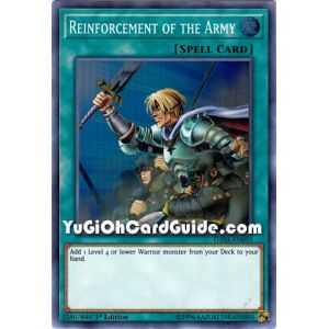 Reinforcement of the Army (Super Rare) – Dark Saviors | Carta YUGIOH en México