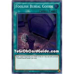 Foolish Burial Goods (Super Rare) – Dark Saviors | Carta YUGIOH en México
