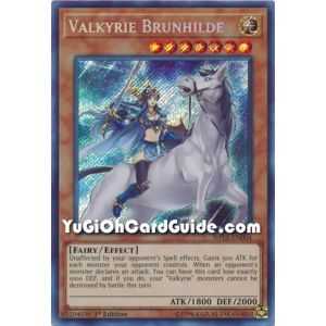 Valkyrie Brunhilde (Secret Rare) – Shadows In Valhalla | Carta YUGIOH en México