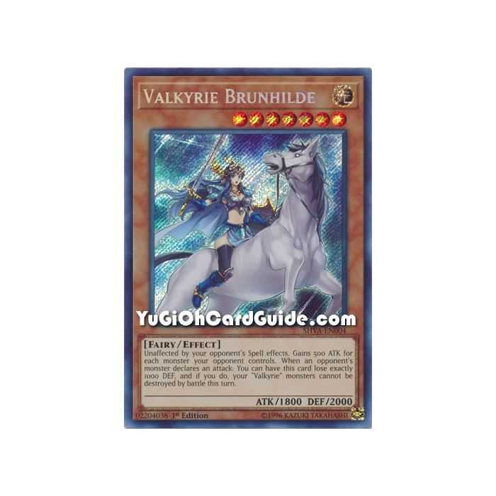 Valkyrie Brunhilde (Secret Rare) – Shadows In Valhalla | Carta YUGIOH en México